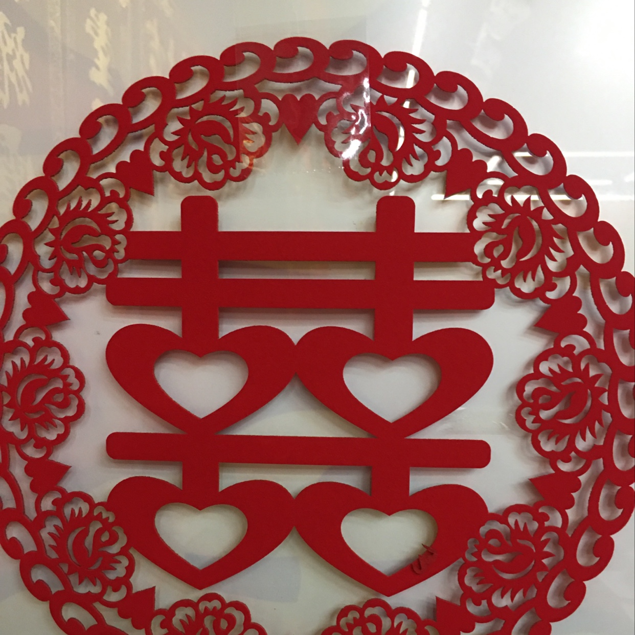 the Chinese character for happiness details Picture