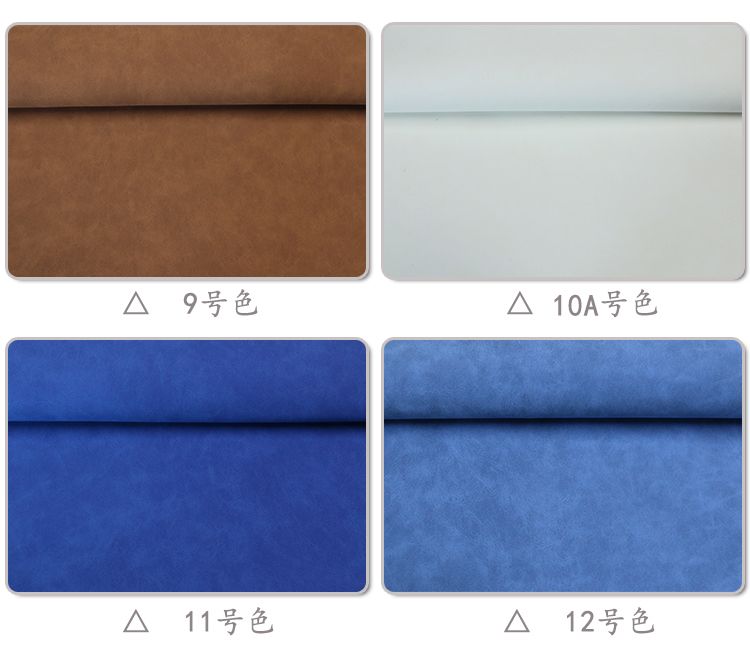Factory direct sales of artificial leather, matte sheepskin, bag and shoe materials, cosmetic and leather materials, two-color suede matte pu leather detail image 9