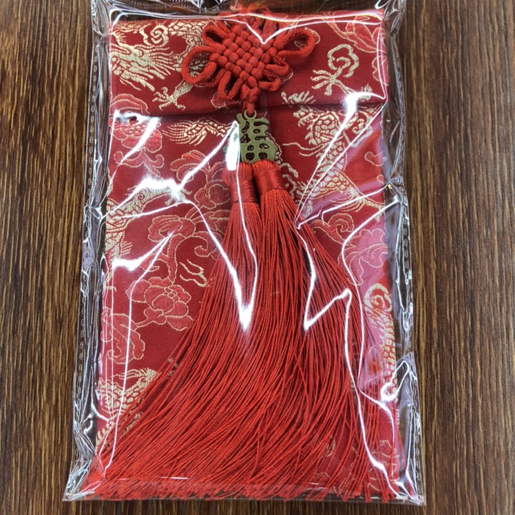 "Fabric Red Envelope with Auspicious Characters 3 (Single Category)