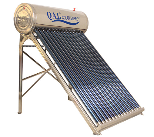 solar water heater: Non-pressure-bearing stainless steel 15 tubes 150L solar water heater