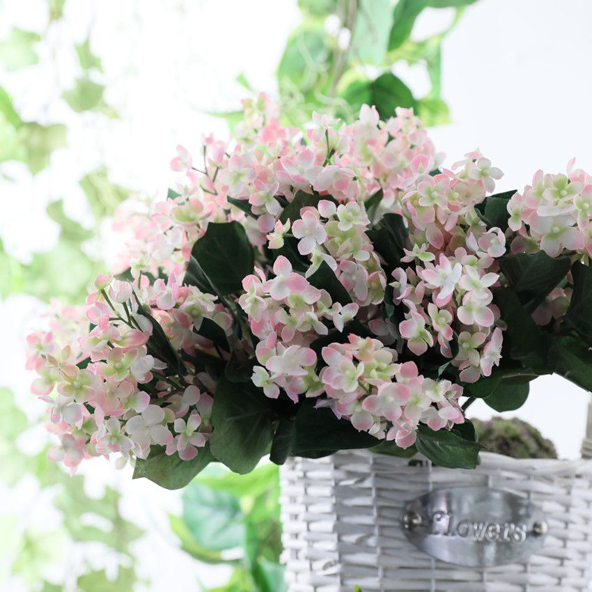 Artificial flower small lilac, artificial flower small accessory flower, home decoration not easy to fall off, silk flower arrangement, hand bouquet accessory flower AF1033 small lilac, silk flower small lilac