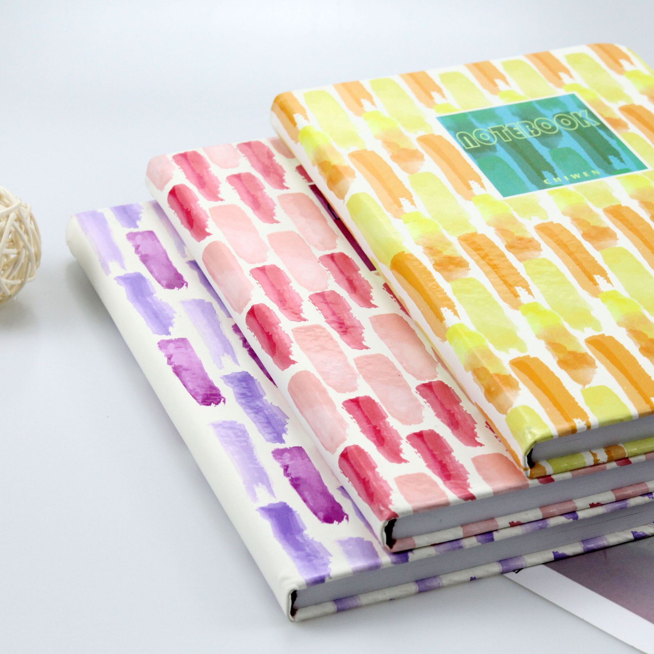 Creative Color Art notebook A5 Business Office Notepad Russian grid UV color print book customization Application Scenario