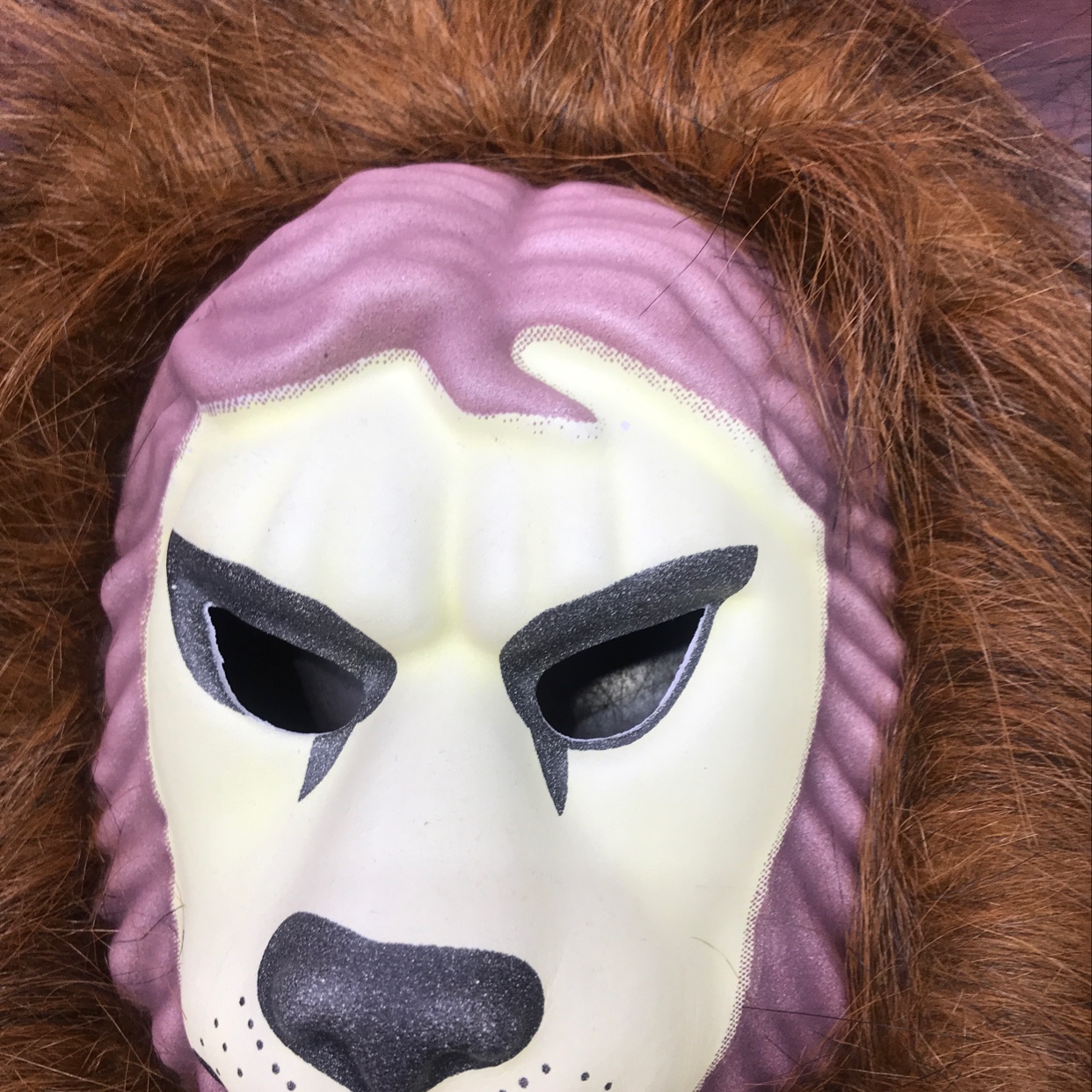 狮子面具图