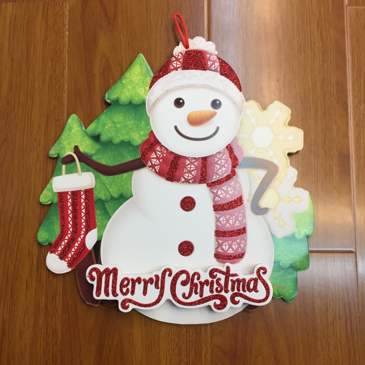 Factory direct sales of fashionable snowman Christmas sock pendants and foam decorations