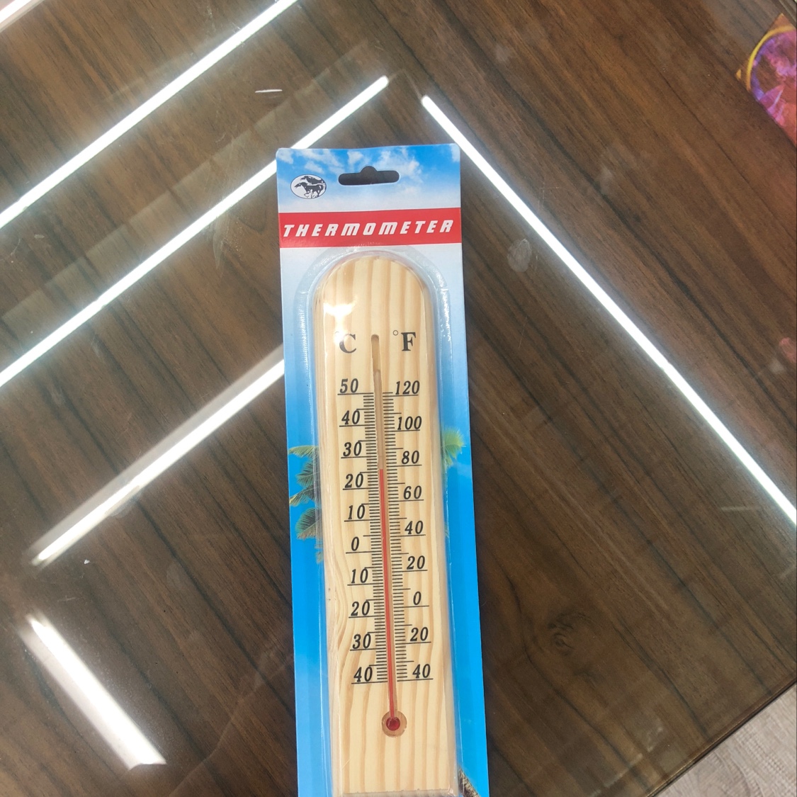 CH075-2木头温度计图