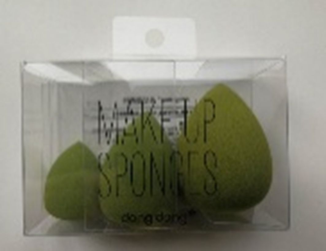 Yiwu Selection Dongdong multifunctional powder puff three pack matcha water drop powder puff /28624