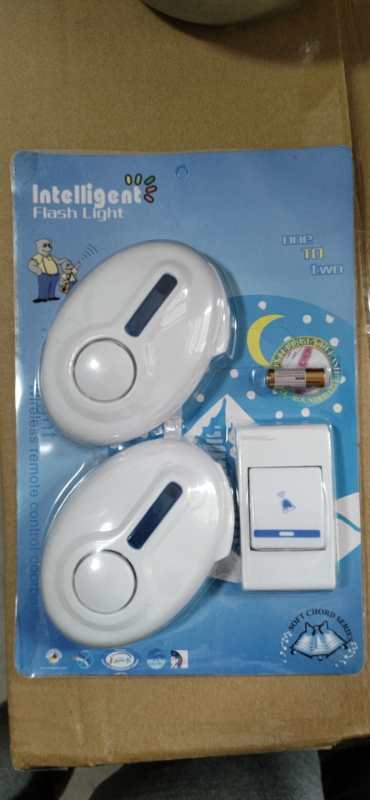 Adjustable remote control doorbell with two wireless multi-music tracks