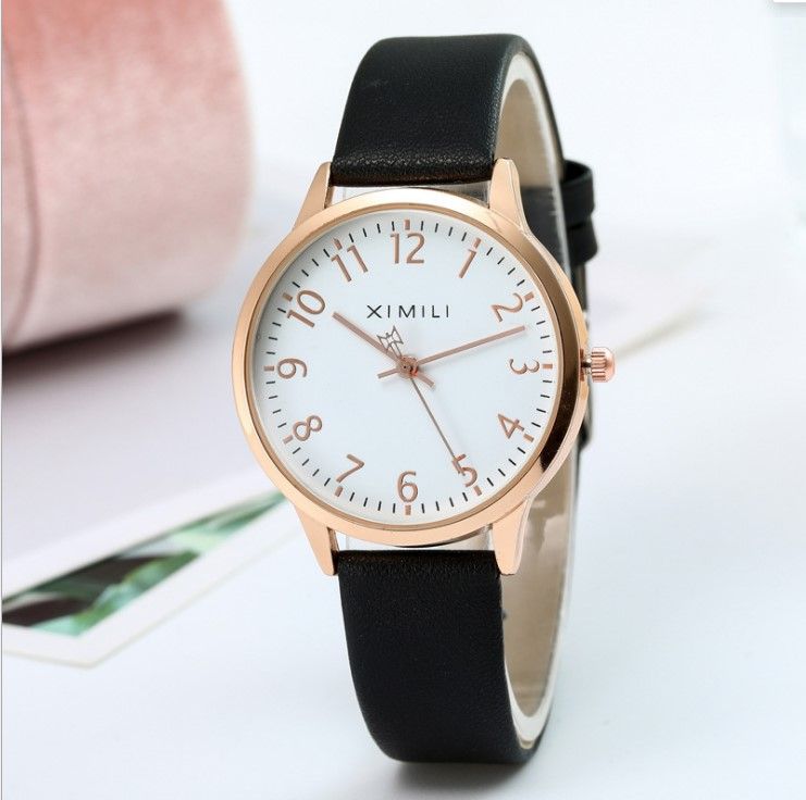 2020 New trendy and fashionable women's watch, personalized and elegant, casual and versatile watch, women's water diamond leather strap fashion watch