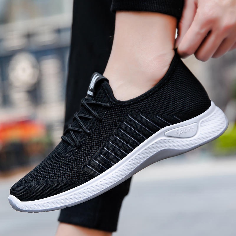 夏季透气休闲运动男士跑步潮鞋百搭板鞋网鞋潮流网面2020新款男鞋20细节图