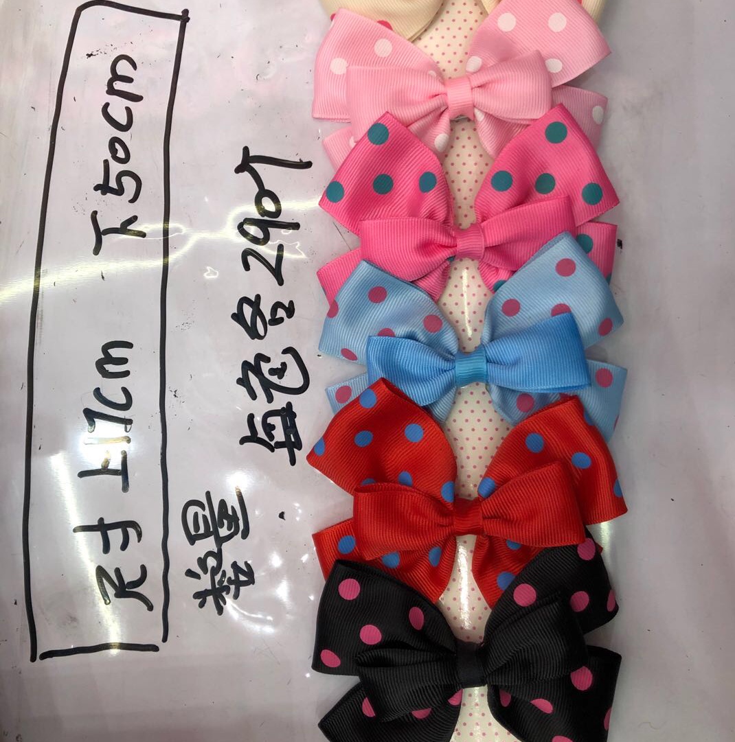 田园风格弹簧夹蝴   蝶结绚丽多彩美滋滋超好看仙女必备