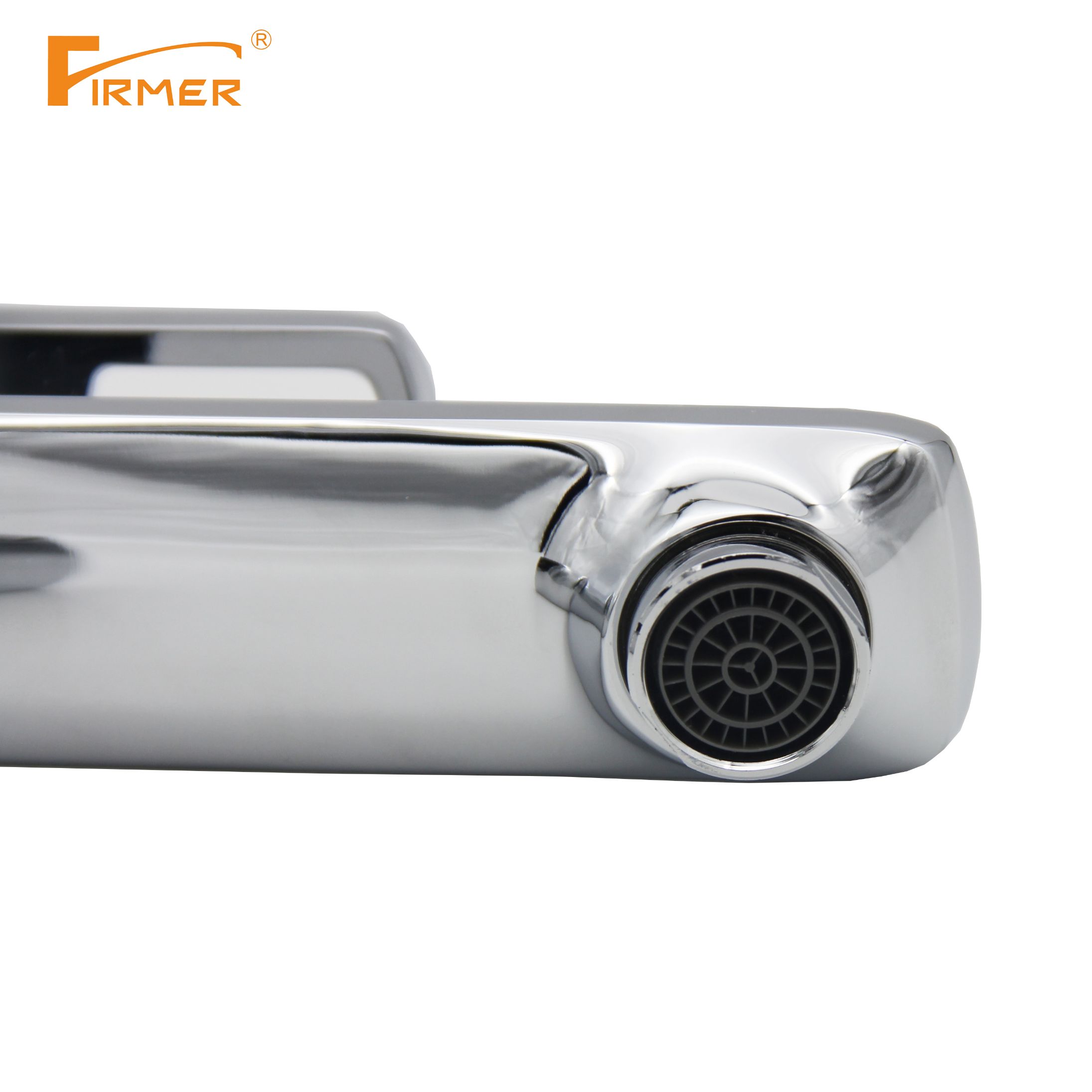 FIRMER washbasin faucet, stainless copper hot and cold water washbasin, bathroom countertop, single-hole washbasin Specification image