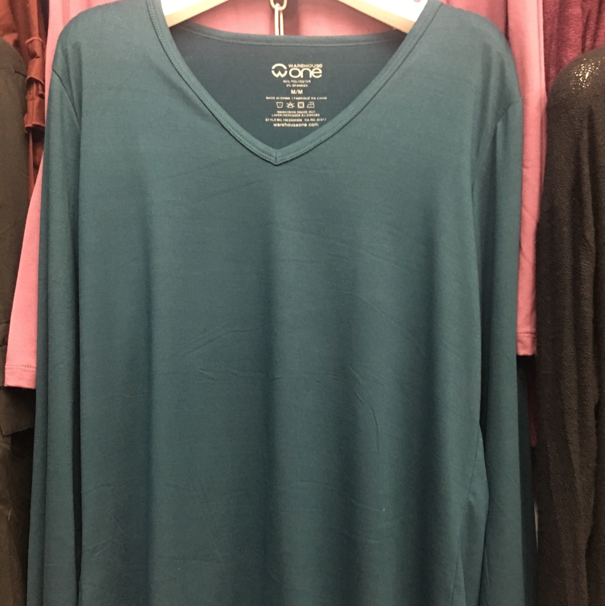 Women's V-neck T-shirts in stock thumbnail