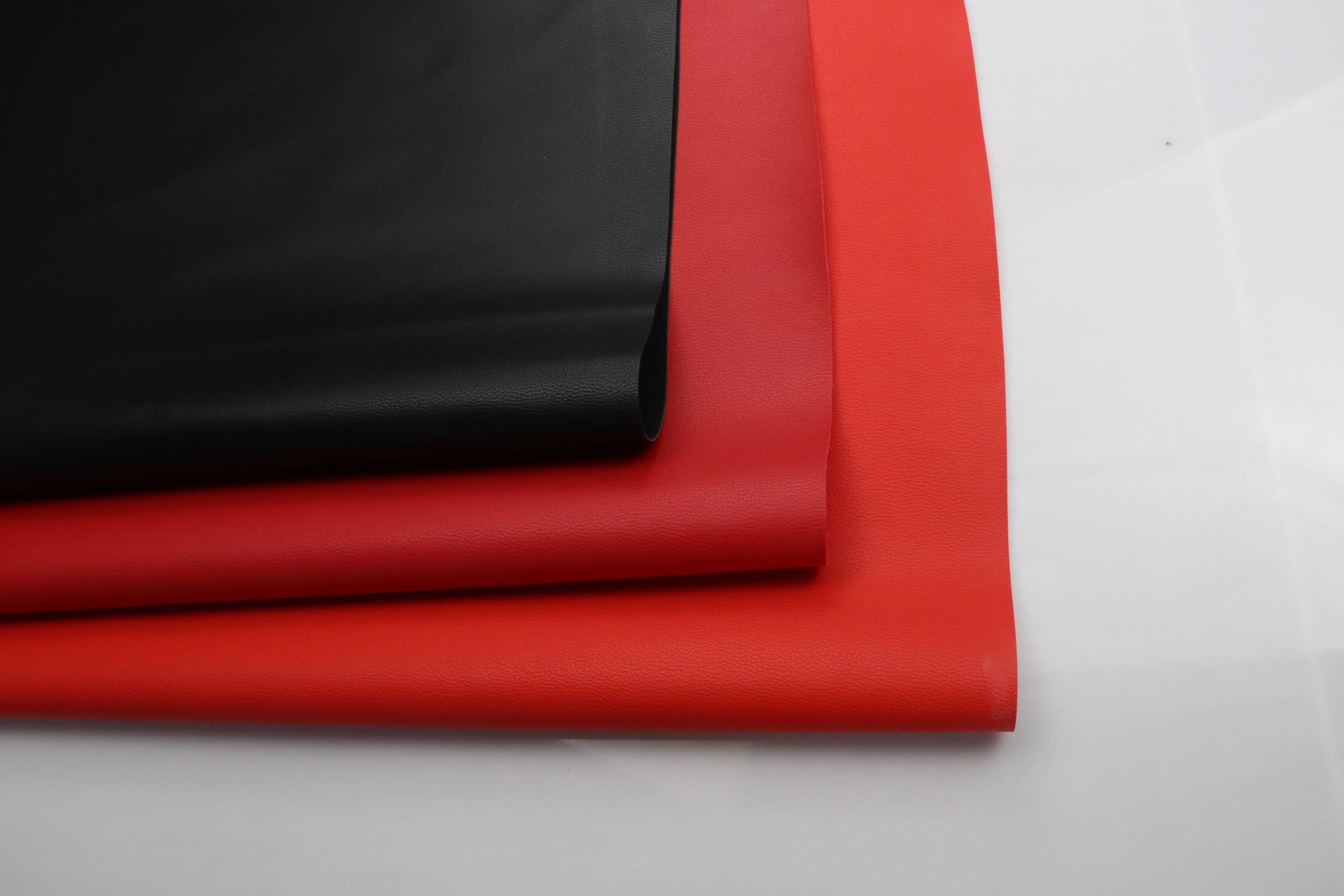 工厂直销现货pvc环保人造革细纹路箱包包装家居革面料详情图5