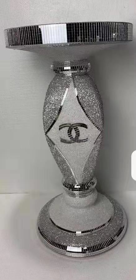 80cm magnesium oxide glass flake silver diamond vase 5 thumbnail