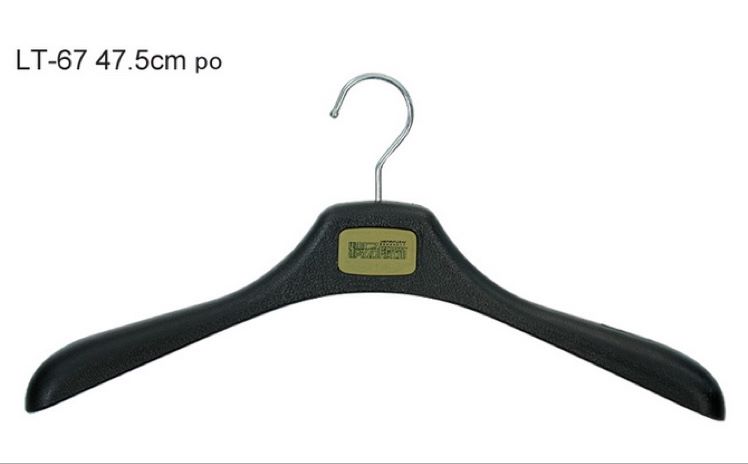 LT-67 iron hook plastic coat hanger 47.5 cm suit coat hanger