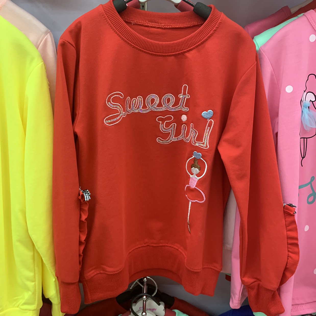 Sweet ballet hoodie with long sleeves thumbnail