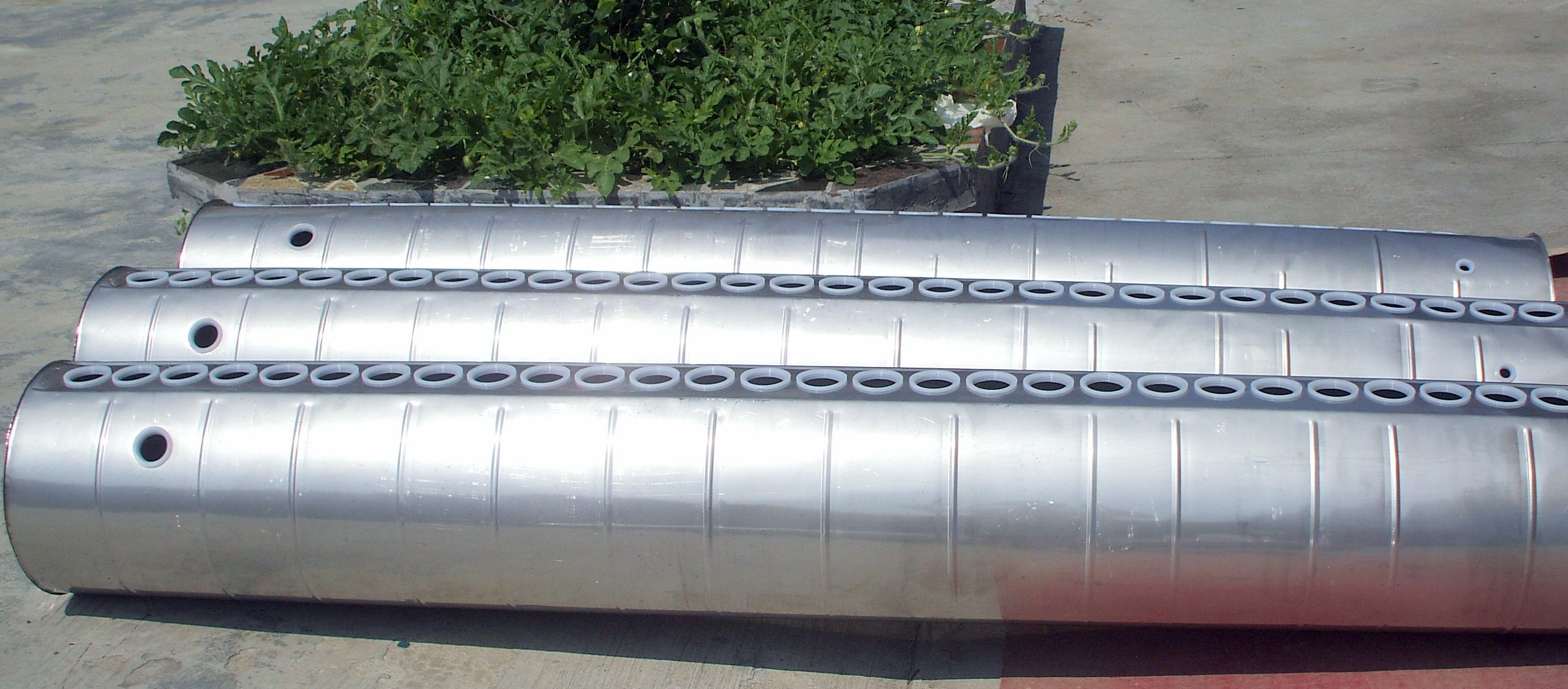 solar water heater: Non-pressure-bearing stainless steel 18-tube 180L solar water heater detail image 7