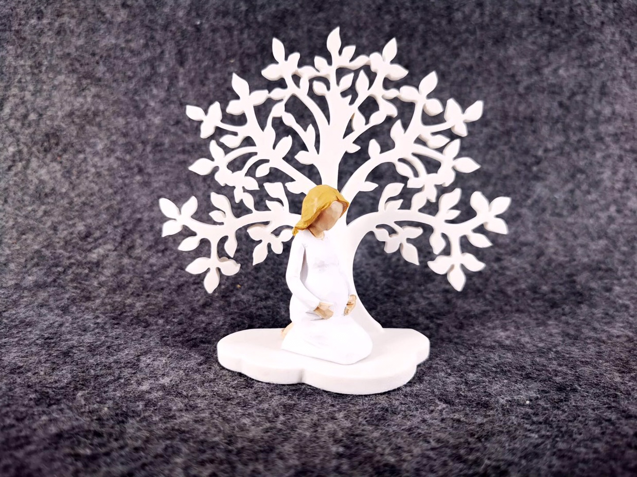 天使摆件细节图