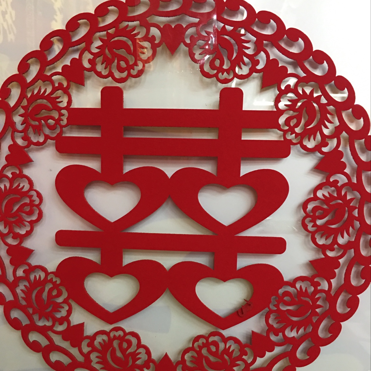 the Chinese character for happiness