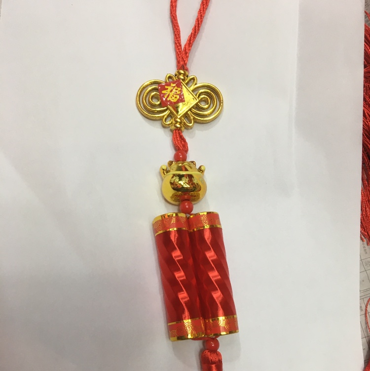 Chinese blessing double firecracker Ears