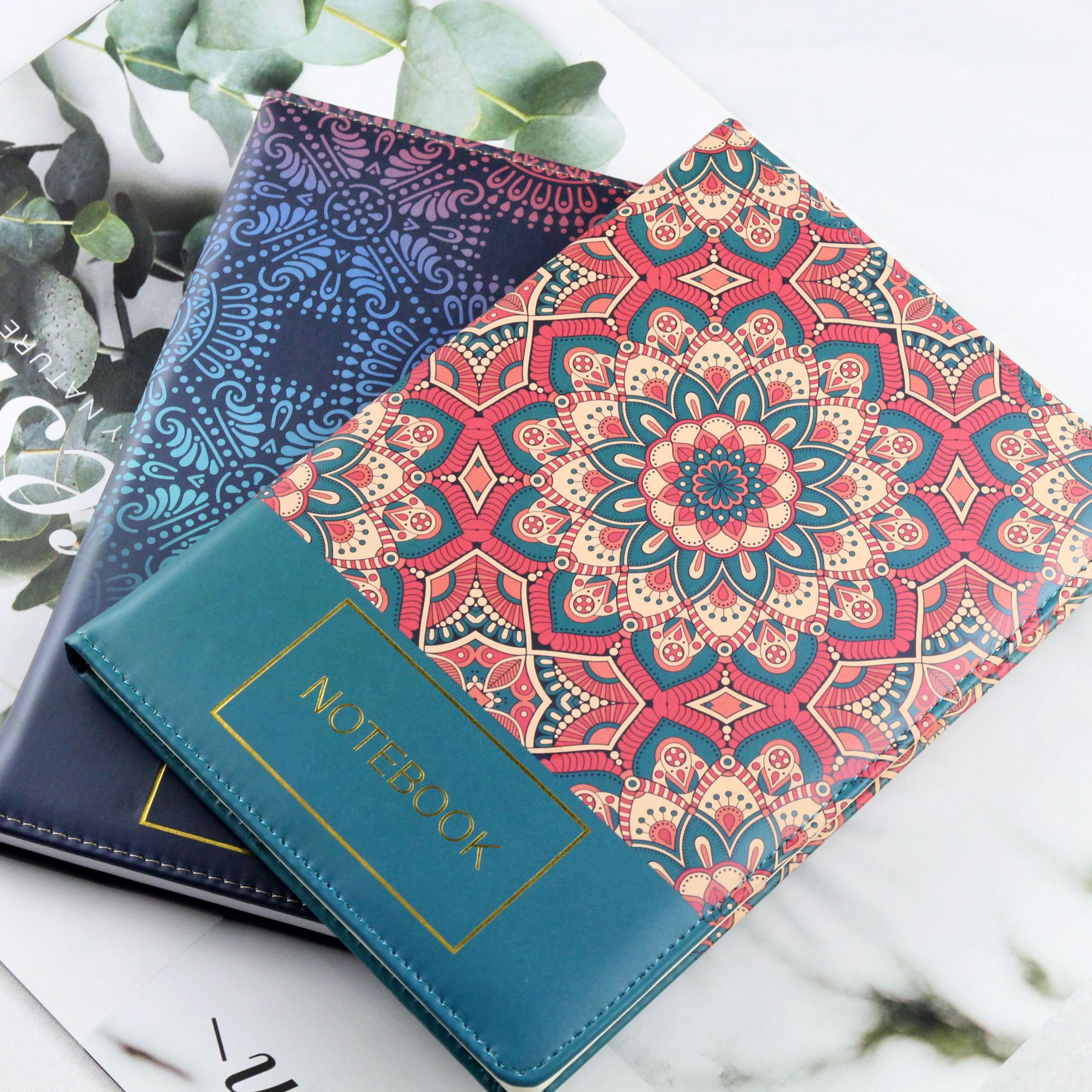 俄罗斯图腾异域风情笔记本a5商务记事本logo定制日记本子创意文具细节图