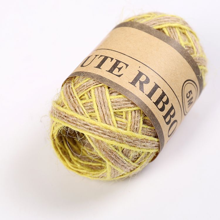 5M/卷 24卷/盒 彩色鱼丝麻盒装麻绳手工编织厂家直销详情8