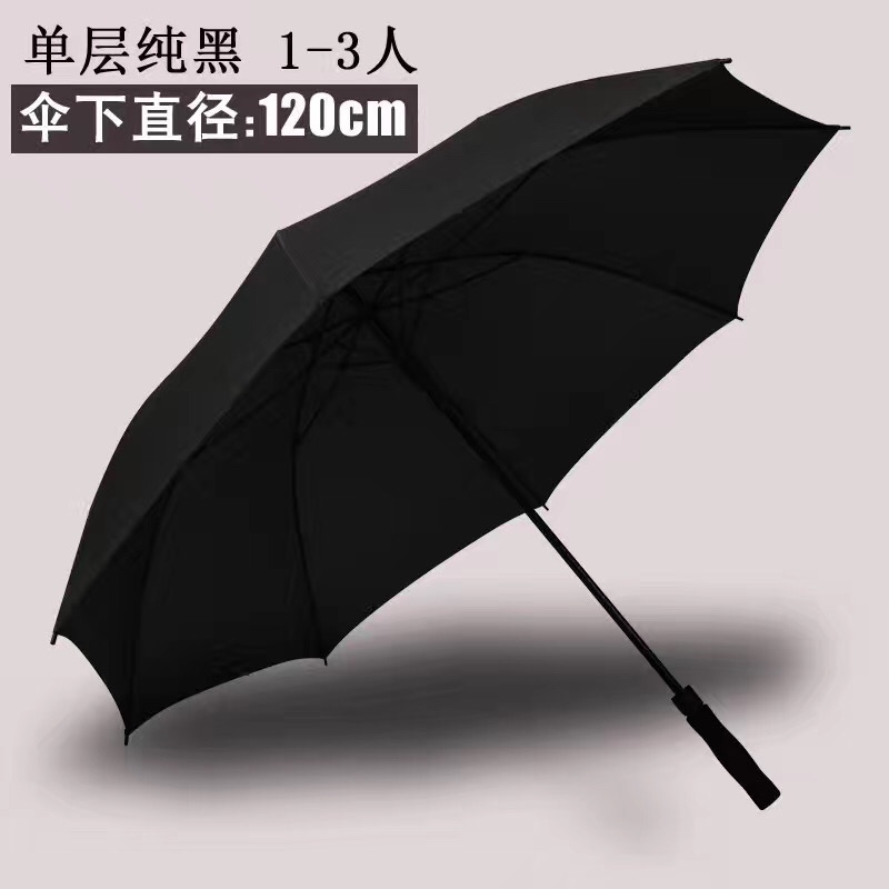 8K Fiber Double House Fabric Automatic Umbrella Eva Straight Handle undefined