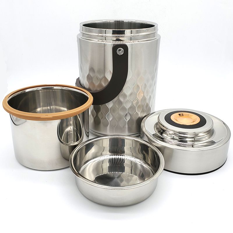 Factory direct sales of stainless steel lunch boxes, insulated lunch boxes, long-lasting insulated lunch boxes detail image 1