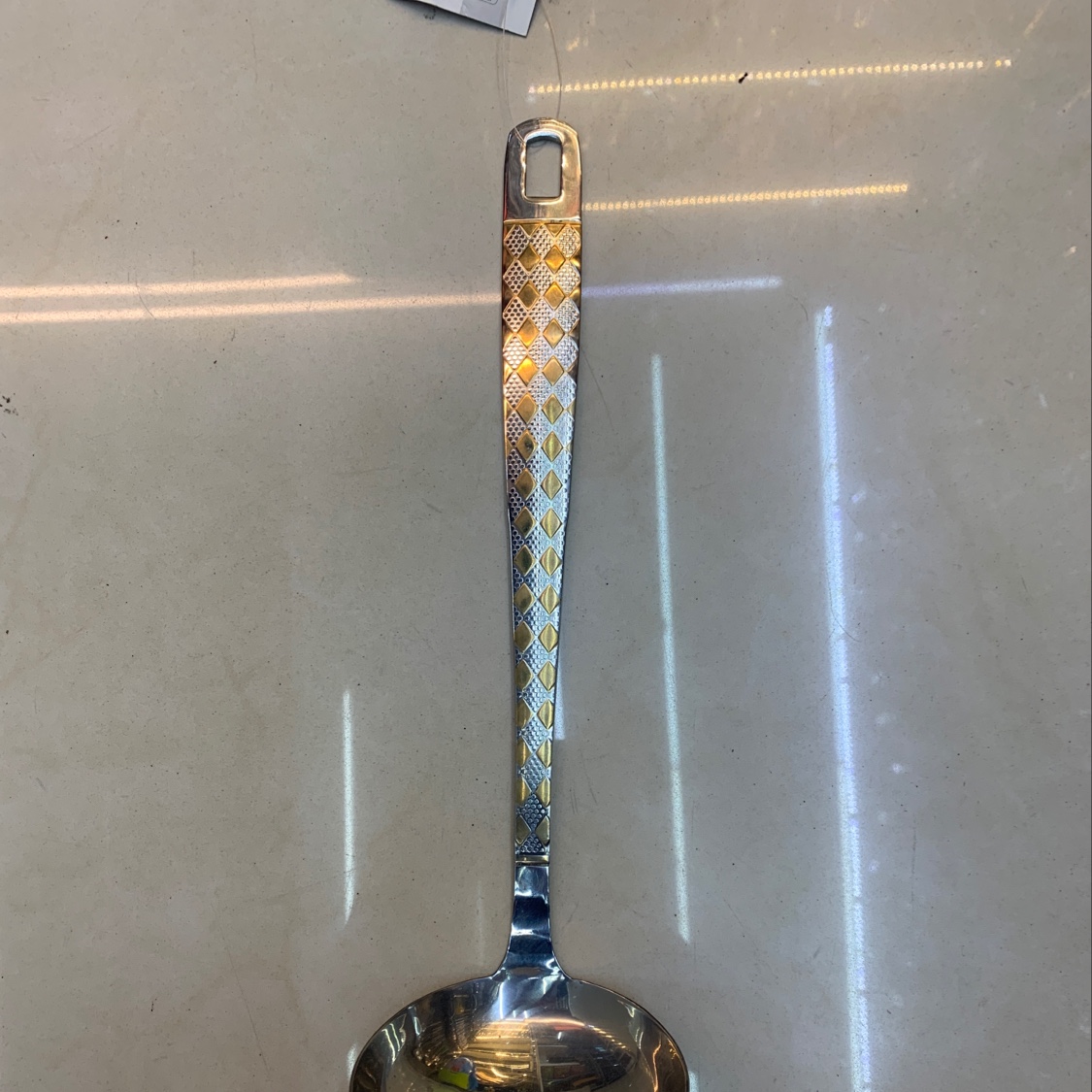 Diamond Shaped Soup Spoon