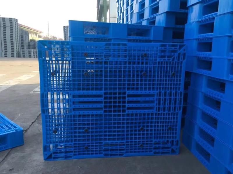 全新料双面网格塑料托盘载重2吨120*100详情图2