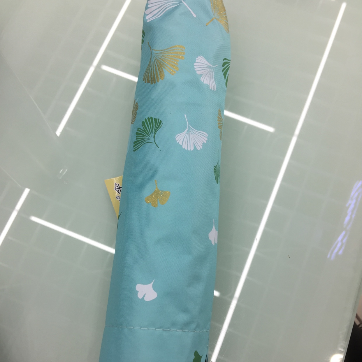 65Cm 10 Pieces Vinyl Maple Leaf Waterproof Radiation Protection Women's Folding Umbrella Portable High-Grade Hand Open Umbrella