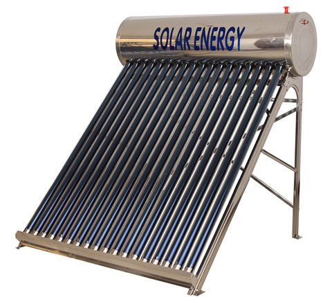 solar water heater: Non-pressure-bearing stainless steel 18-tube 180L solar water heater detail image 3