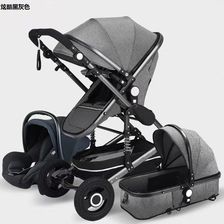 高景观婴儿推车可坐躺轻便折叠儿童手推车新生儿宝宝避震四轮推车