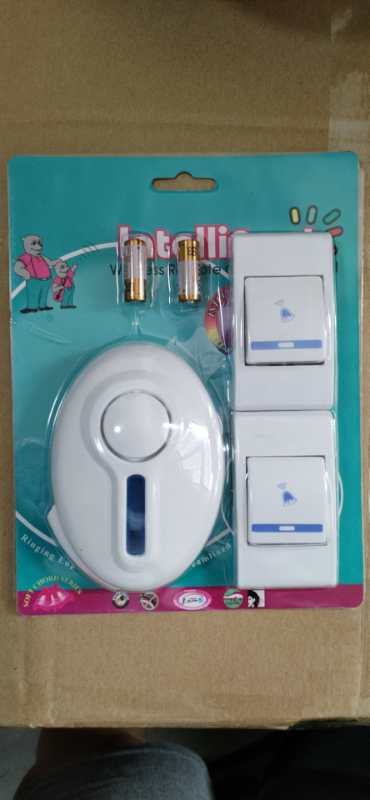 Doorbell with two wireless remote control devices at 9620FD