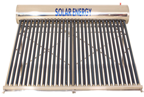 solar water heater, non-pressure-bearing stainless steel 30-tube 300L solar water heater detail image 1