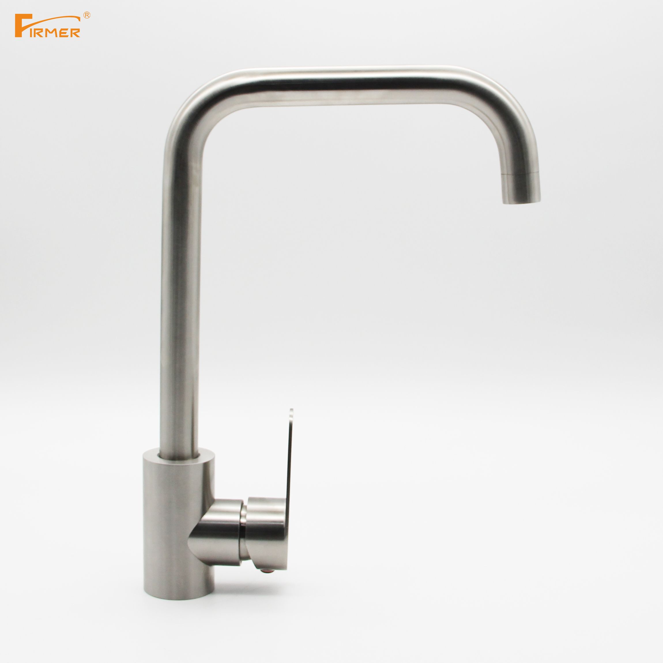 FIRMER YLN1527 Faucet, single hole 304 stainless steel faucet for kitchen sink basin, household sink faucet