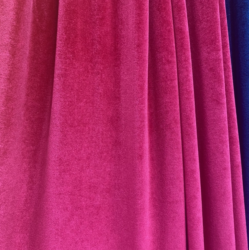 Korean Cashmere Manufacturers Direct Sales Rose Red Clothing Fabric Spot Manufacturers Direct Sales