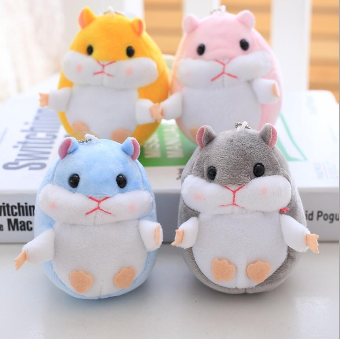 Hamster pendant 9cm doll key chain small miniature doll mouse garden mouse