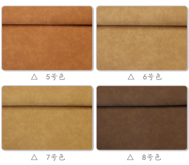 Factory direct sales of artificial leather, matte sheepskin, bag and shoe materials, cosmetic and leather materials, two-color suede matte pu leather detail image 8