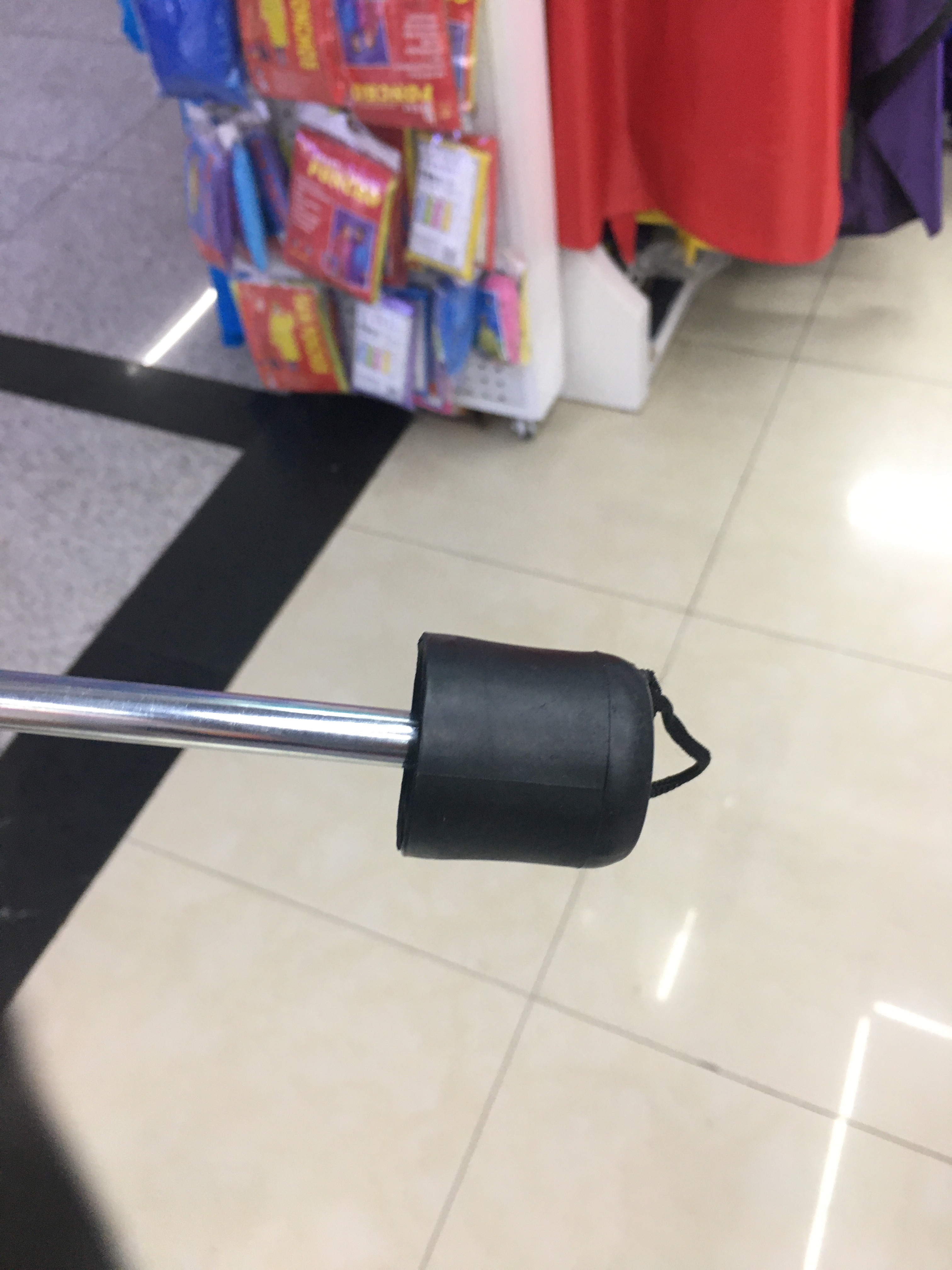 三折超迷你黑色白底实物图