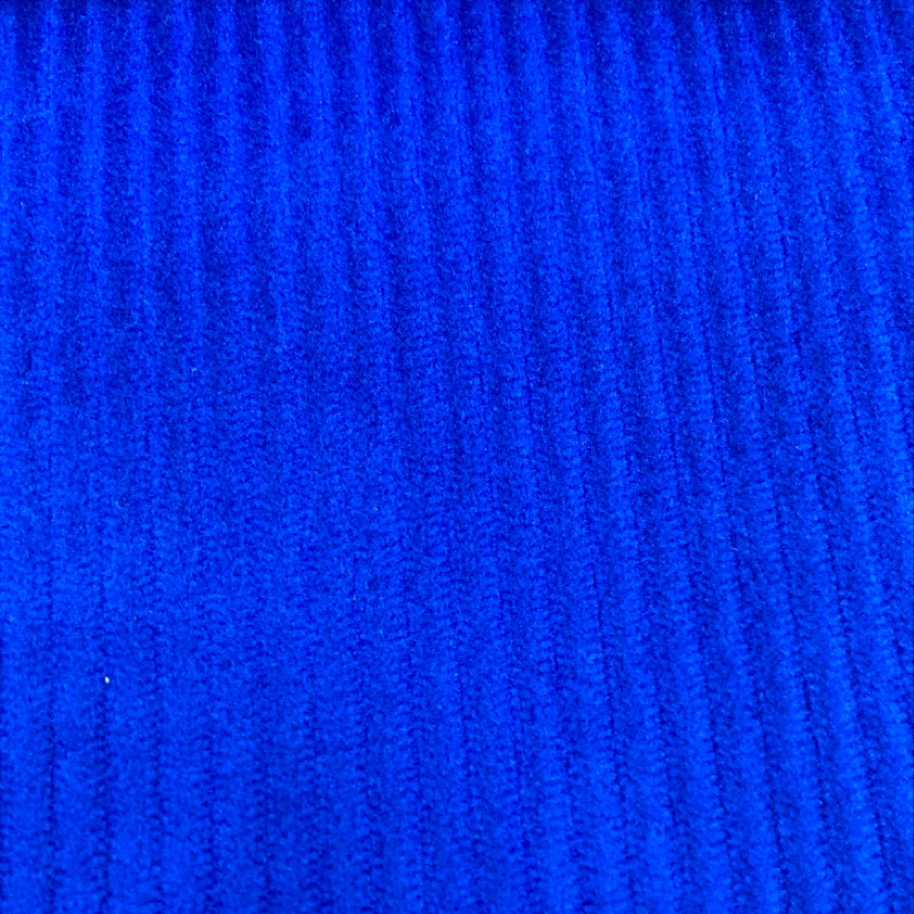 宝蓝色抽条荷兰绒布料装饰品工艺品头饰布料服装布匹多色可选详情图2