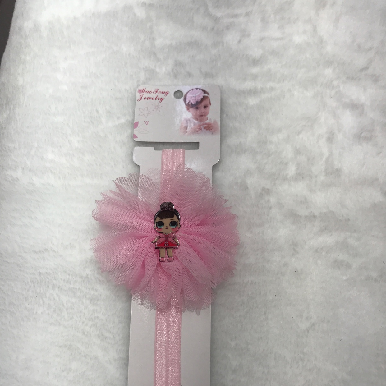 韩纱小女孩头花发带