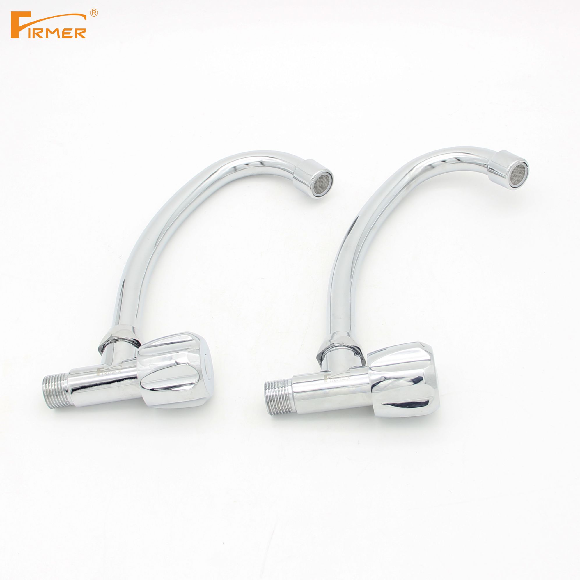 The FIRMER copper wall-mounted single-hole mixing valve with rotatable sink faucet from Yilinuo