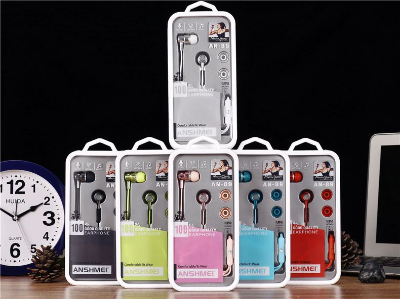 In-ear Headphones The AN-89 smartphone headphones are wired thumbnail