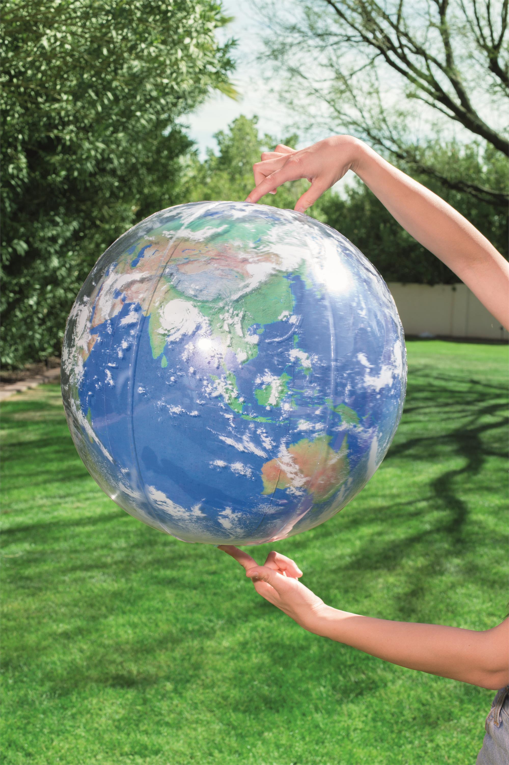 Bestway® 24"/61cm LED灯地球沙滩球详情图2