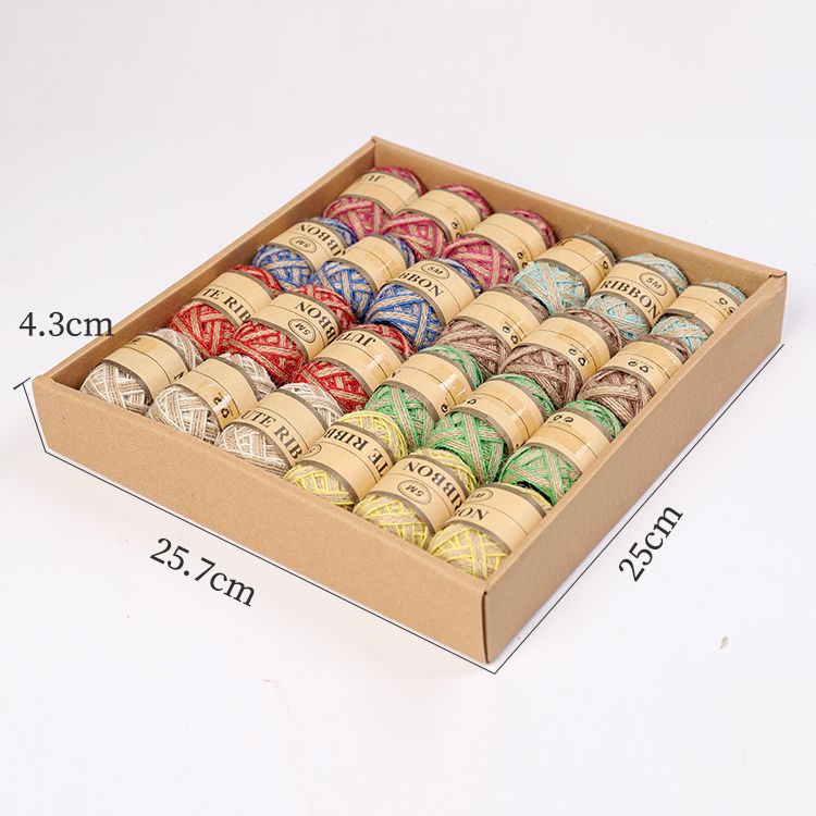 彩鱼丝麻/鱼丝麻绳/彩色麻绳产品图