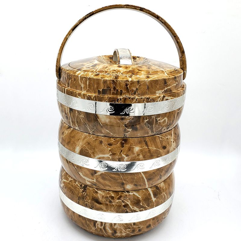 Factory direct sales of stainless steel lunch boxes, multi-layer combination lunch boxes, Japanese-style printed lunch boxes with tableware