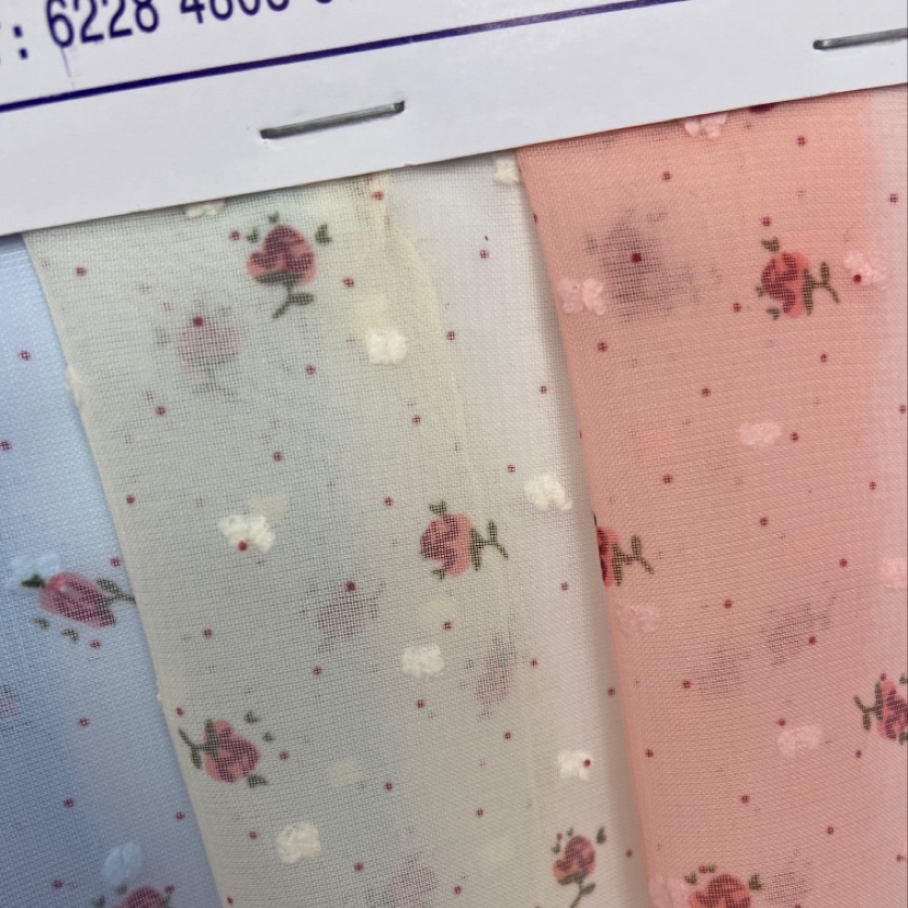 Yellow Printed Floral Fabric Clothing Fabric Decorative Arts And Crafts Headdress Veil Cloth Pieces Specification drawing
