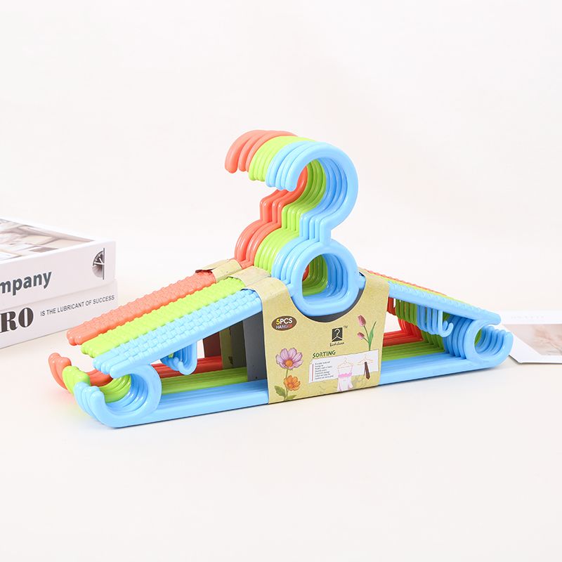 旭峰 品牌直销多用途实心塑料衣架成人女士宽衣架晾晒服装加厚裤子晾衣架