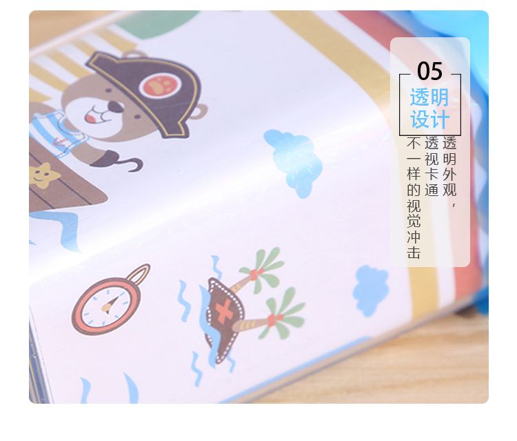 Creative, fashionable and cute cartoon plastic square pen holder office desktop, modern, simple and multi-functional stationery storage box detail image 8